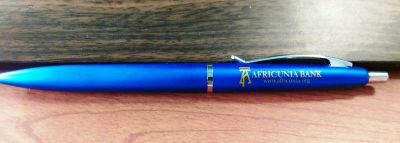 Нанесення логотипу африкунія на ручки
