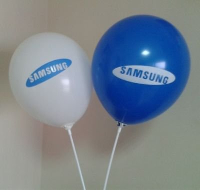 Виготовлення повітряних кульок з логотипом для магазину "Samsung"