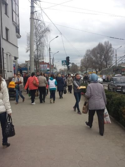 Роздача листівок