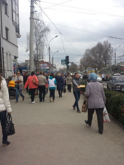 Роздача листівок