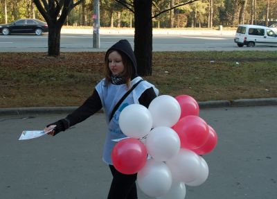 Промоутерська роздача для аптеки 